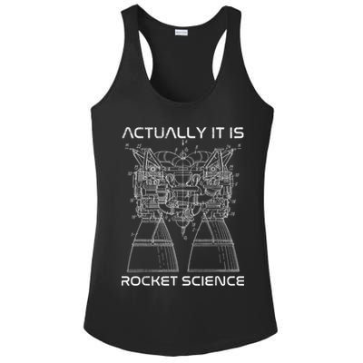 Actually It Is Rocket Science Math Engineering Teacher Ladies PosiCharge Competitor Racerback Tank