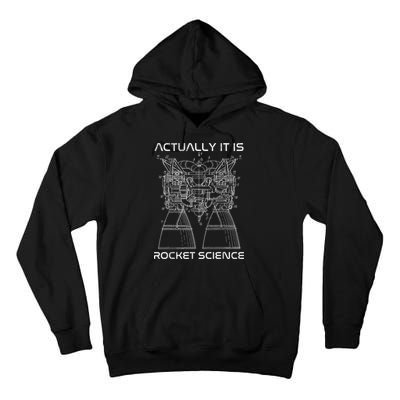 Actually It Is Rocket Science Math Engineering Teacher Tall Hoodie