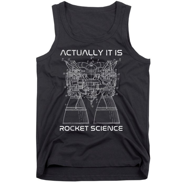 Actually It Is Rocket Science Math Engineering Teacher Tank Top