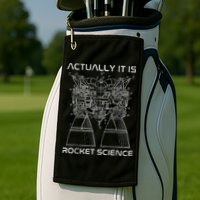 Actually It Is Rocket Science Math Engineering Teacher Golf Towel