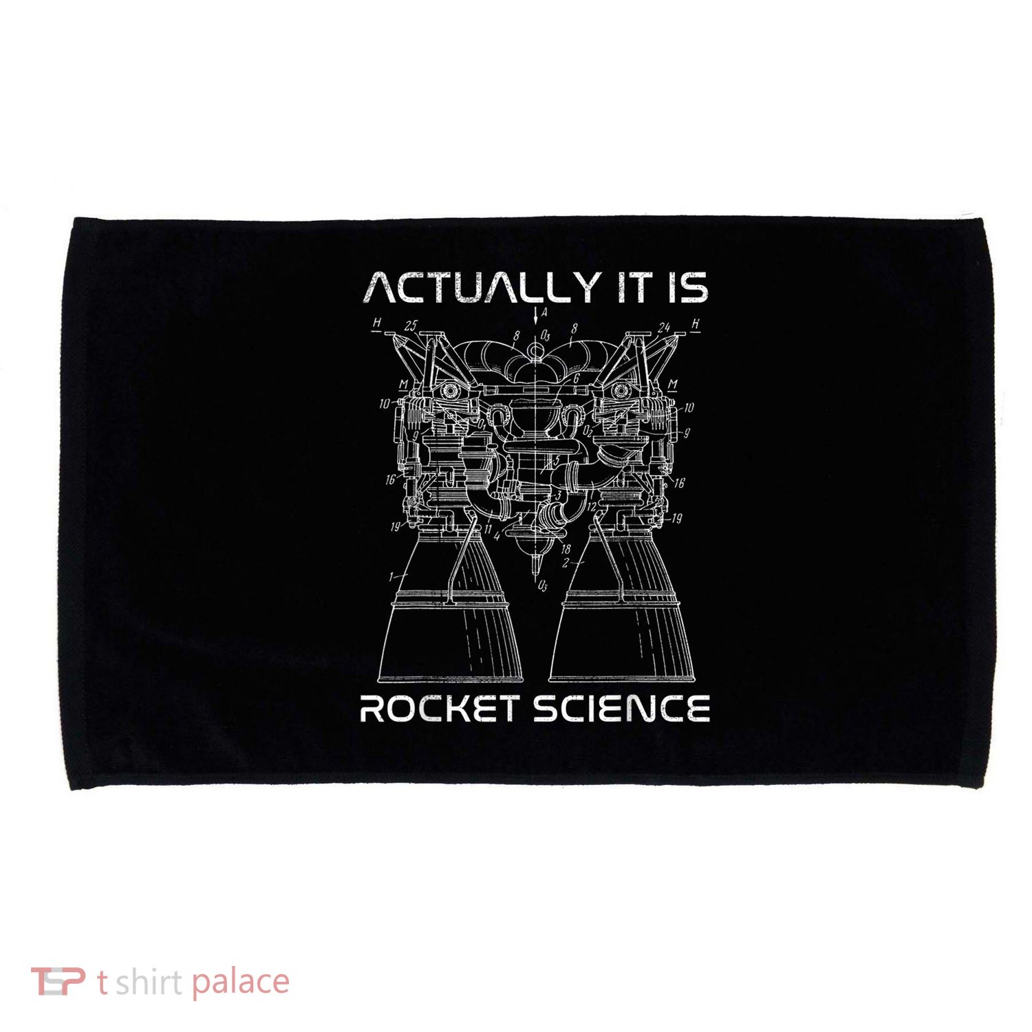 Actually It Is Rocket Science Math Engineering Teacher Microfiber Hand Towel