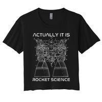 Actually It Is Rocket Science Math Engineering Teacher Crop Top