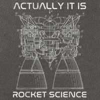 Actually It Is Rocket Science Math Engineering Teacher Cotton Canvas Backpack