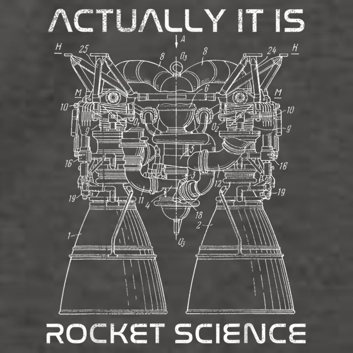 Actually It Is Rocket Science Math Engineering Teacher Vector Backpack