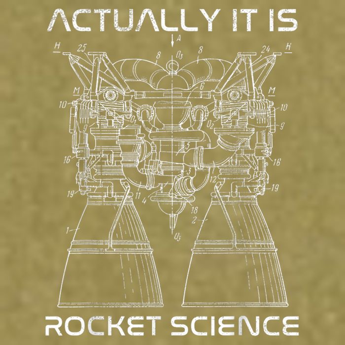 Actually It Is Rocket Science Math Engineering Teacher Garment-Dyed Women's Muscle Tee