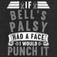 Awareness I If Bells Palsy Had A Face I Would Punch It Gift 7 Panel Mesh Trucker Snapback Hat