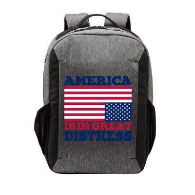 America Is In Great Distress Upside Down Flag Vector Backpack