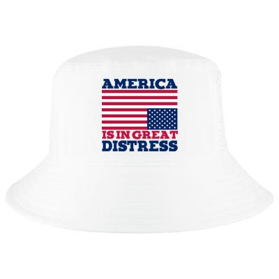 America Is In Great Distress Upside Down Flag Cool Comfort Performance Bucket Hat