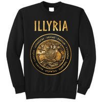 Ancient Illyria Illyrian Tribes Ancient Warrior Symbol Sweatshirt