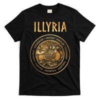 Ancient Illyria Illyrian Tribes Ancient Warrior Symbol T-Shirt