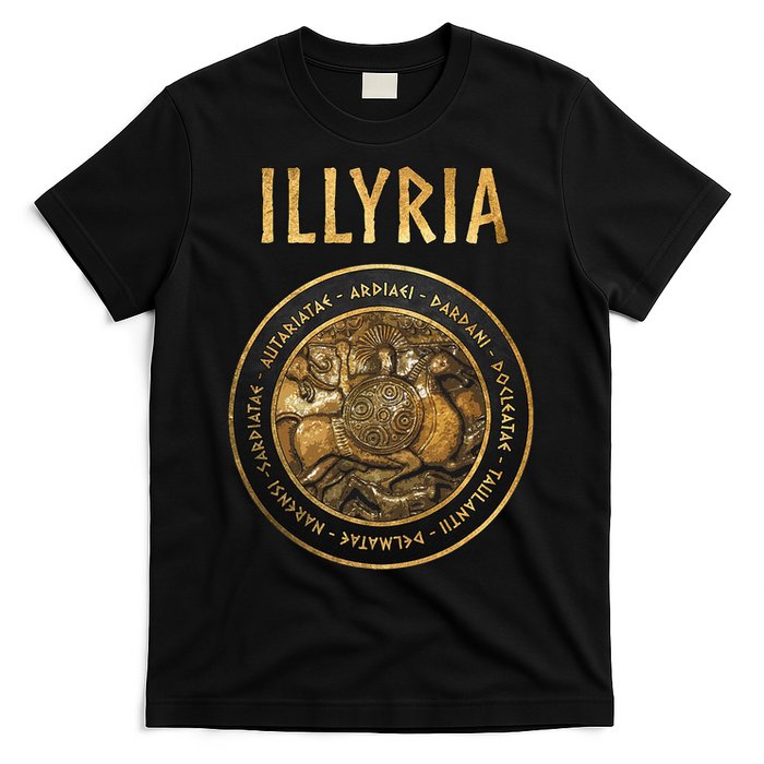 Ancient Illyria Illyrian Tribes Ancient Warrior Symbol T-Shirt