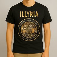 Ancient Illyria Illyrian Tribes Ancient Warrior Symbol T-Shirt