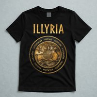 Ancient Illyria Illyrian Tribes Ancient Warrior Symbol T-Shirt