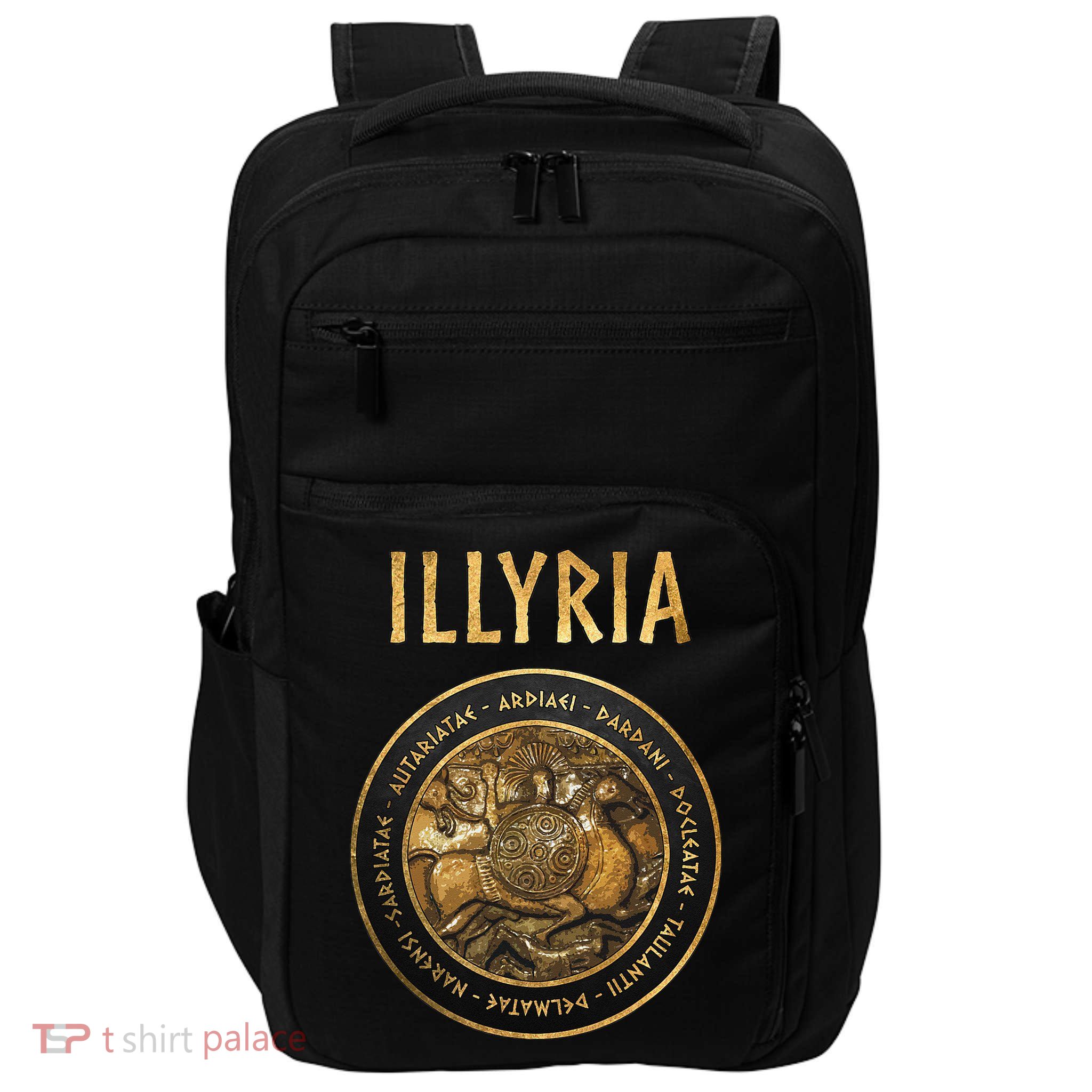 Ancient Illyria Illyrian Tribes Ancient Warrior Symbol Impact Tech Backpack