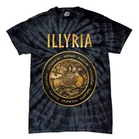 Ancient Illyria Illyrian Tribes Ancient Warrior Symbol Tie-Dye T-Shirt