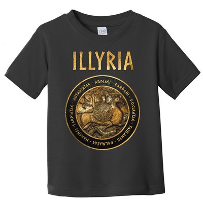 Ancient Illyria Illyrian Tribes Ancient Warrior Symbol Toddler T-Shirt