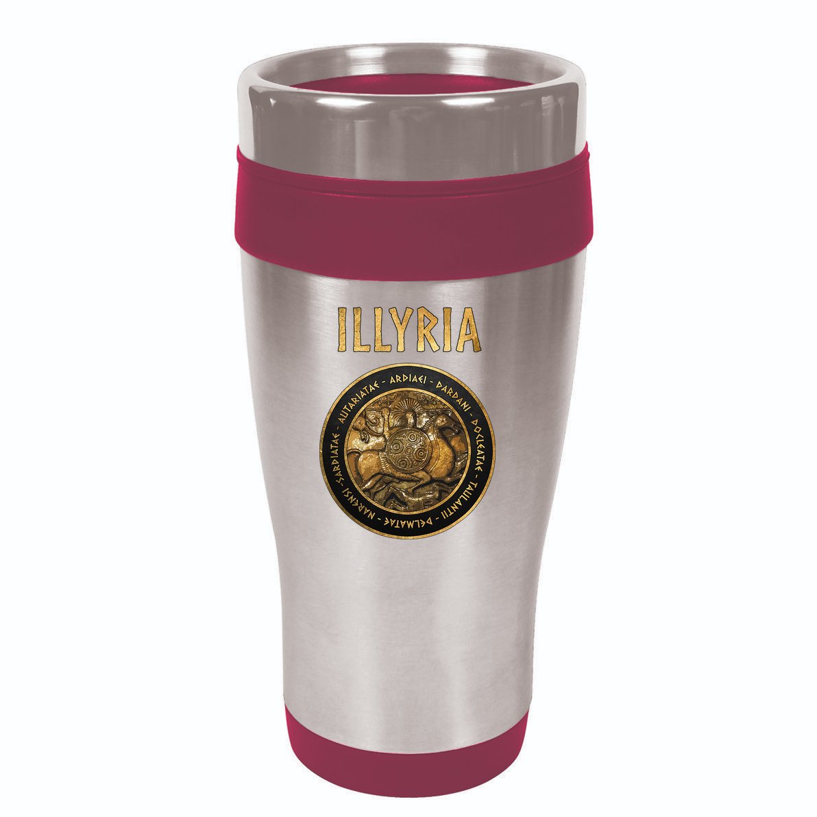 Ancient Illyria Illyrian Tribes Ancient Warrior Symbol 16oz Travel Tumbler