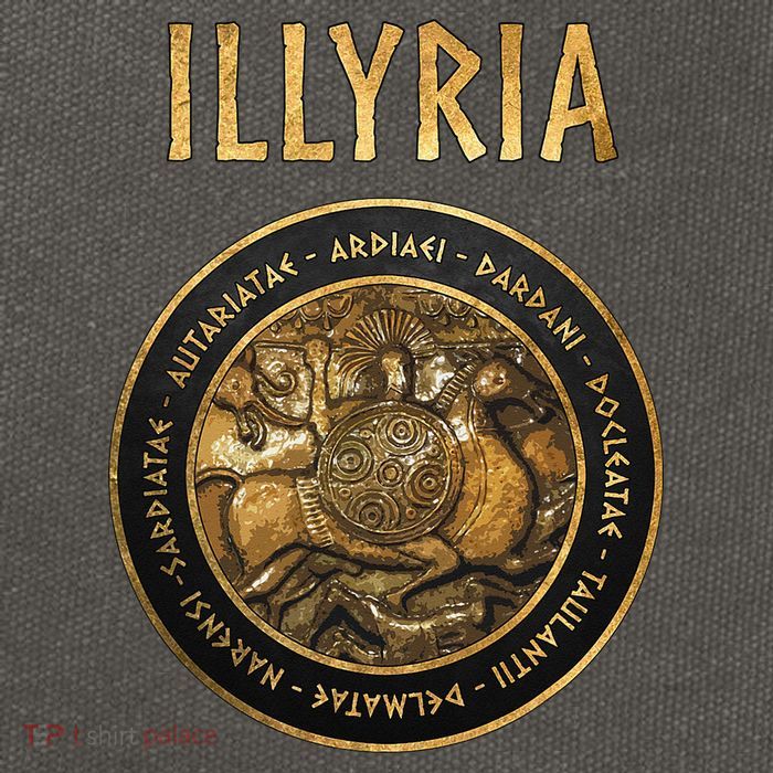 Ancient Illyria Illyrian Tribes Ancient Warrior Symbol Cotton Canvas Backpack
