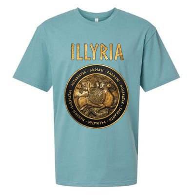 Ancient Illyria Illyrian Tribes Ancient Warrior Symbol Sueded Cloud Jersey T-Shirt