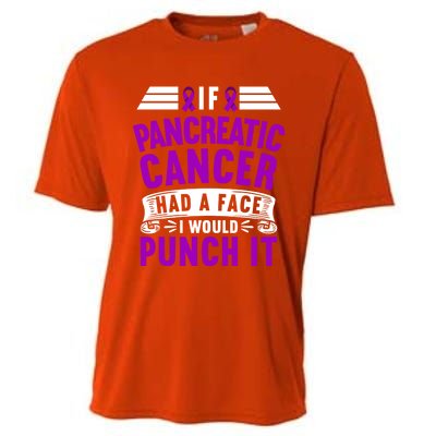 Awareness I If Pancreatic Cancer Had A Face I Would Punch It Gift Cooling Performance Crew T-Shirt