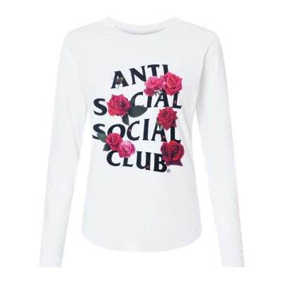 Antisocial Introvert I Hate People Antisocial Club Womens Cotton Relaxed Long Sleeve T-Shirt