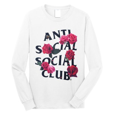 Antisocial Introvert I Hate People Antisocial Club Long Sleeve Shirt