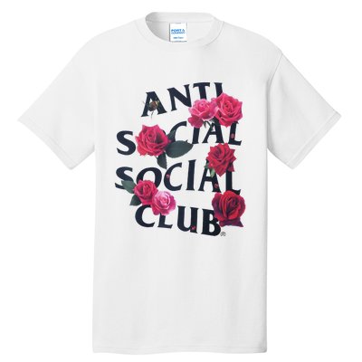 Antisocial Introvert I Hate People Antisocial Club Tall T-Shirt