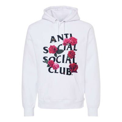 Antisocial Introvert I Hate People Antisocial Club Premium Hoodie