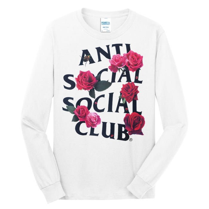 Antisocial Introvert I Hate People Antisocial Club Tall Long Sleeve T-Shirt