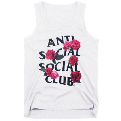 Antisocial Introvert I Hate People Antisocial Club Tank Top