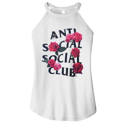 Antisocial Introvert I Hate People Antisocial Club Women’s Perfect Tri Rocker Tank