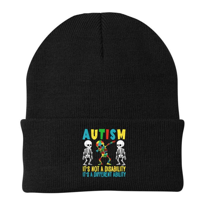 Autism It Is Not A Disability It Is A Different Ability  Knit Cap Winter Beanie