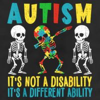 Autism It Is Not A Disability It Is A Different Ability  Knit Cap Winter Beanie