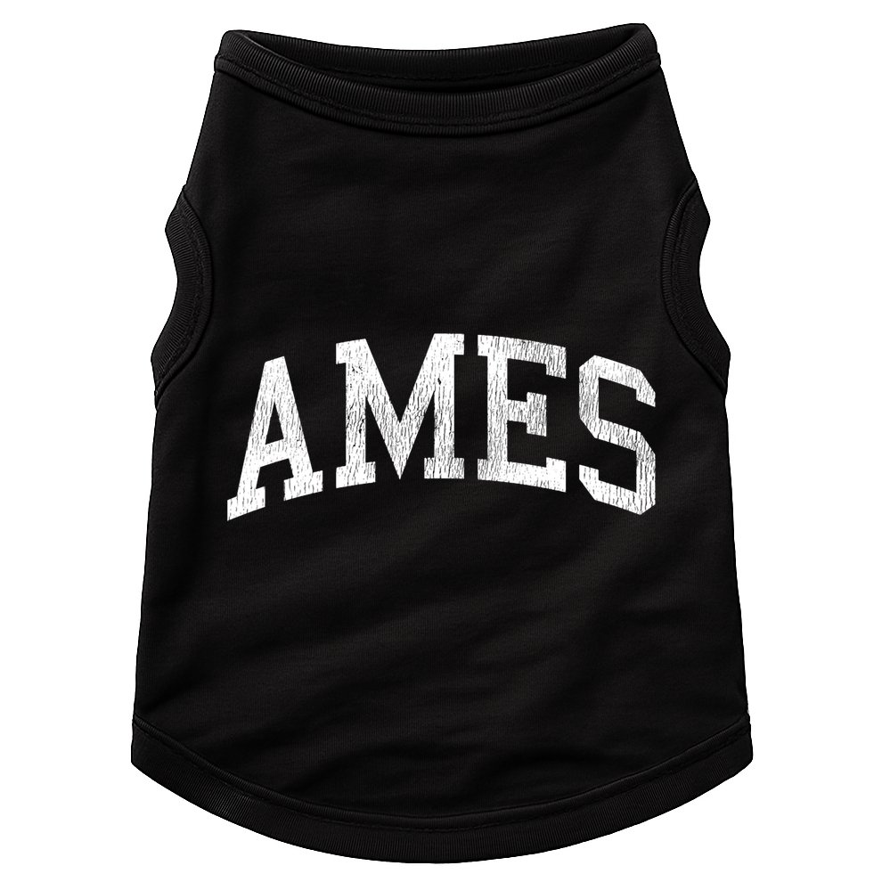 Ames Iowa Ia Vintage Athletic Sports Design Doggie Tank