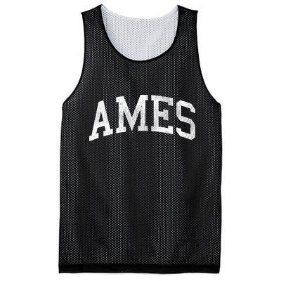 Ames Iowa Ia Vintage Athletic Sports Design Mesh Reversible Basketball Jersey Tank