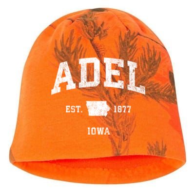 Adel Iowa Ia Vintage Athletic Sports Design Kati - Camo Knit Beanie