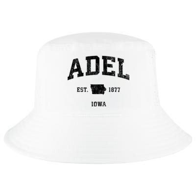 Adel Iowa Ia Vintage Athletic Sports Design Cool Comfort Performance Bucket Hat