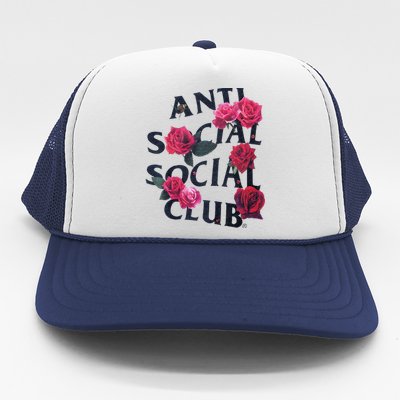 Antisocial Introvert I Hate People Antisocial Club Trucker Hat