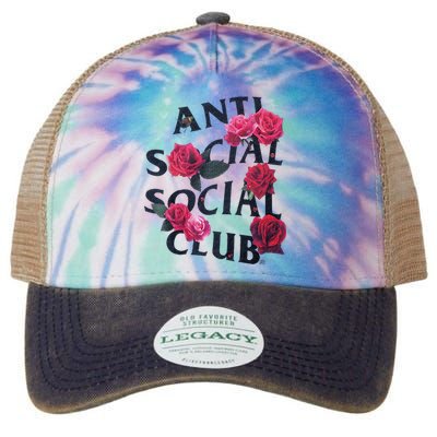 Antisocial Introvert I Hate People Antisocial Club Legacy Tie Dye Trucker Hat