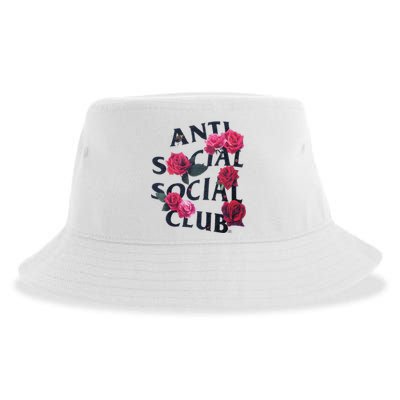 Antisocial Introvert I Hate People Antisocial Club Sustainable Bucket Hat