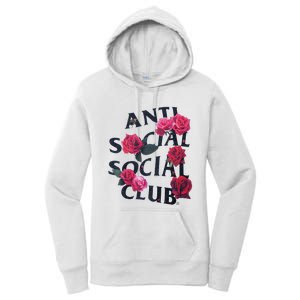 Antisocial Introvert I Hate People Antisocial Club Women's Pullover Hoodie