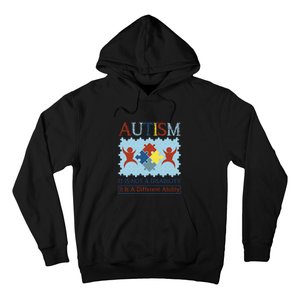 Autism It Is Not A Disability It Is A Different Ability Autism Awareness Month Hoodie