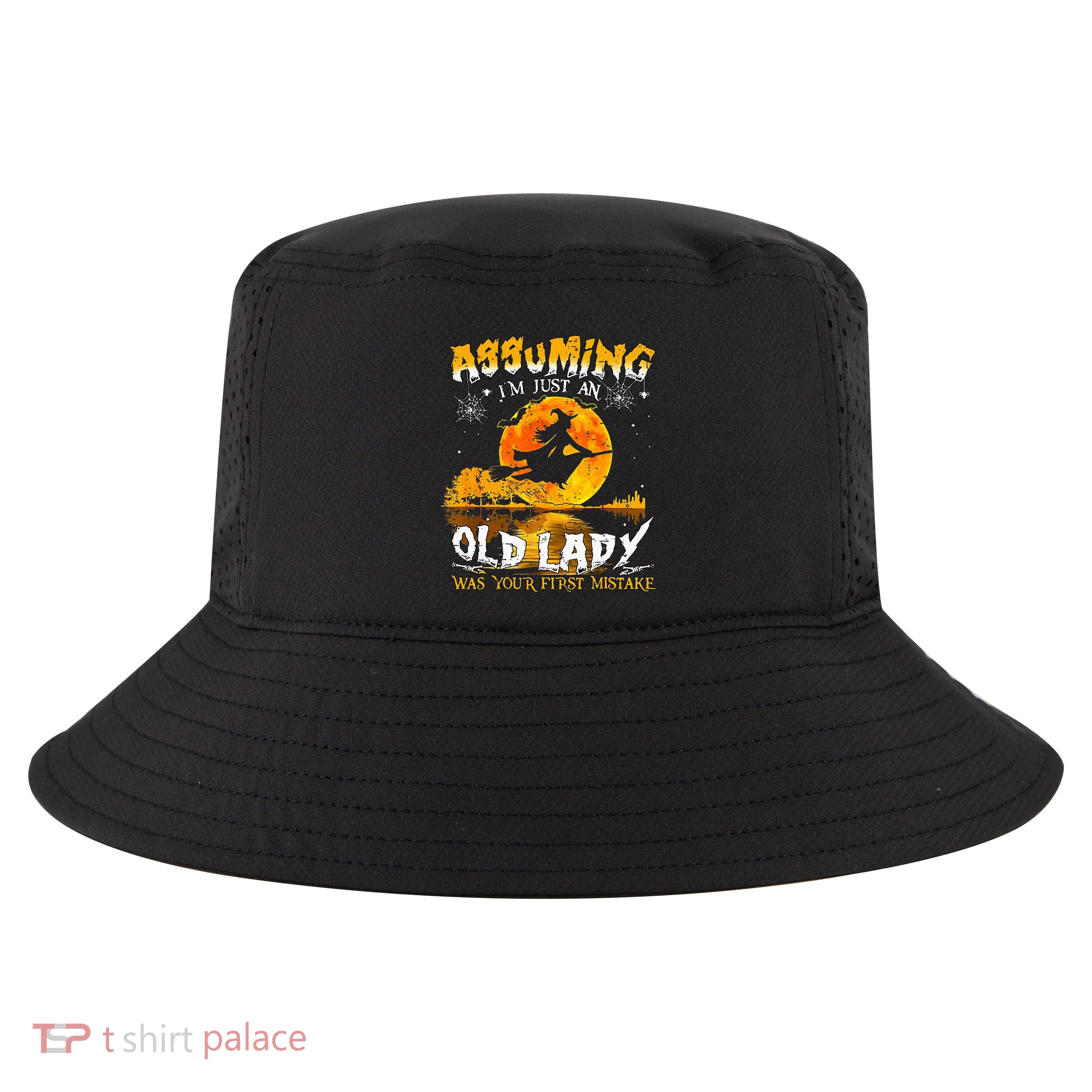Assuming Im Just An Old Lady Cool Comfort Performance Bucket Hat