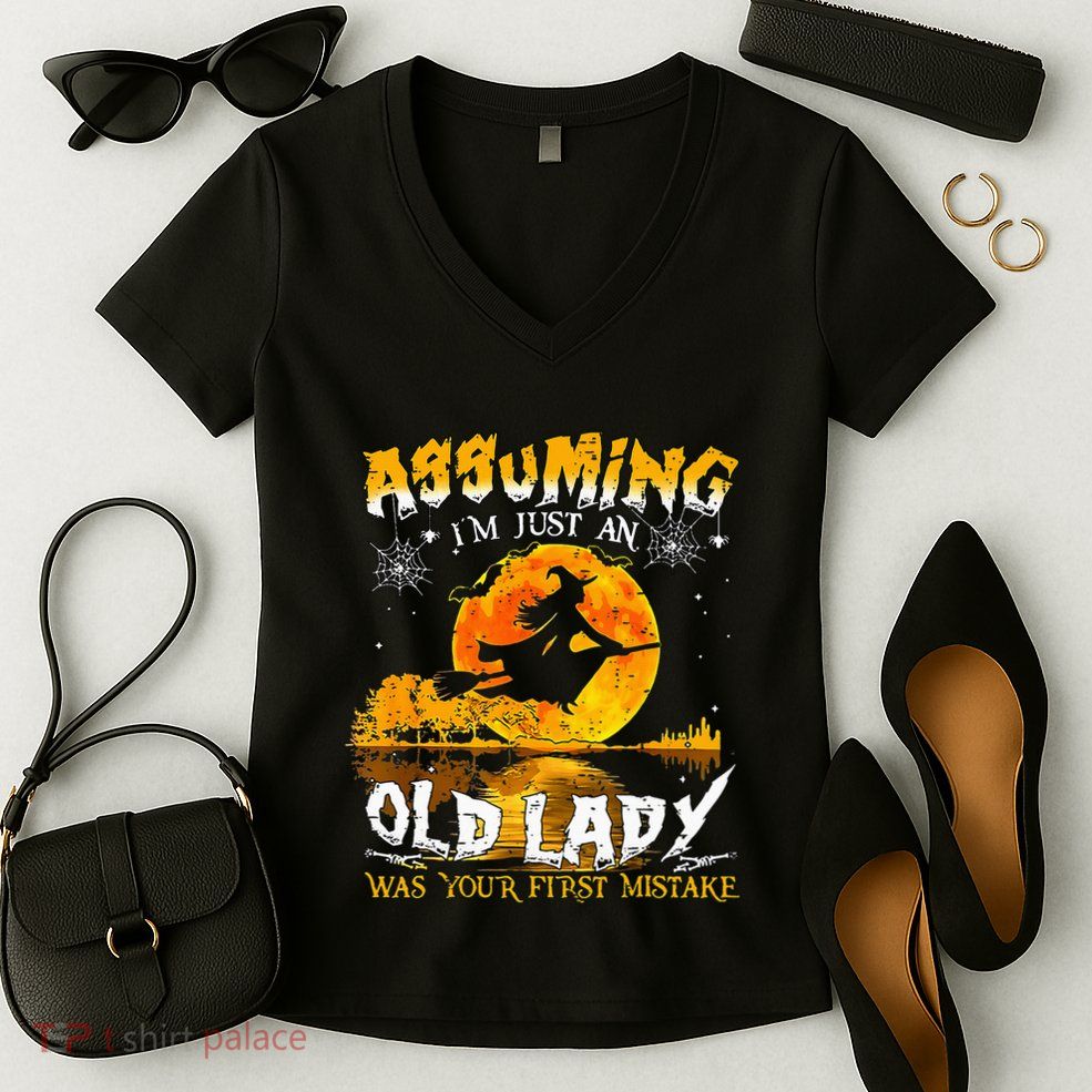 Assuming Im Just An Old Lady Women's V-Neck T-Shirt