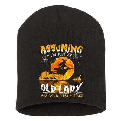Assuming Im Just An Old Lady Short Acrylic Beanie