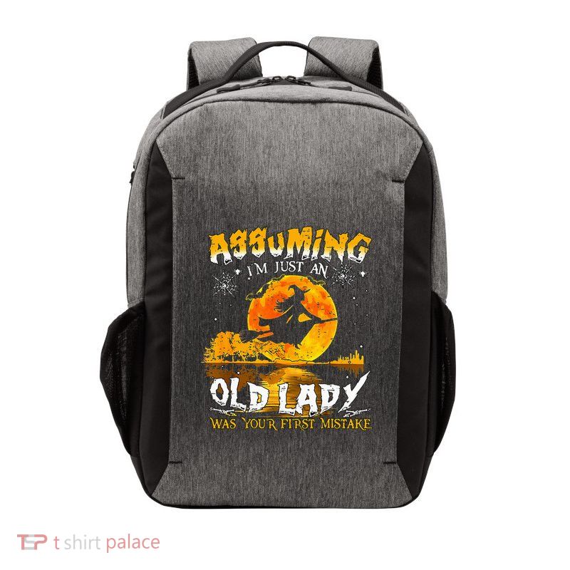 Assuming Im Just An Old Lady Vector Backpack