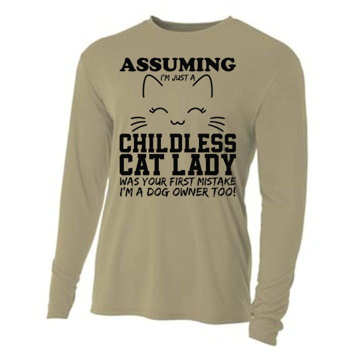 Assuming IM Just A Childless Cat Lady Dog Owner Too Cooling Performance Long Sleeve Crew