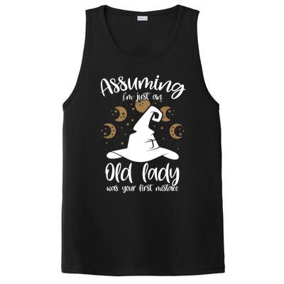 Assuming Im Just An Old Lady Was Your First Mistake Witch Gift PosiCharge Competitor Tank