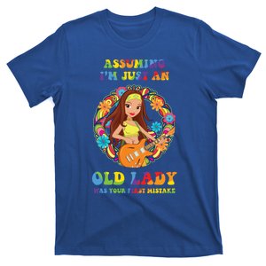 Assuming Im Just An Old Lady Hippie Hippies Retro Hippy Cute Gift T-Shirt