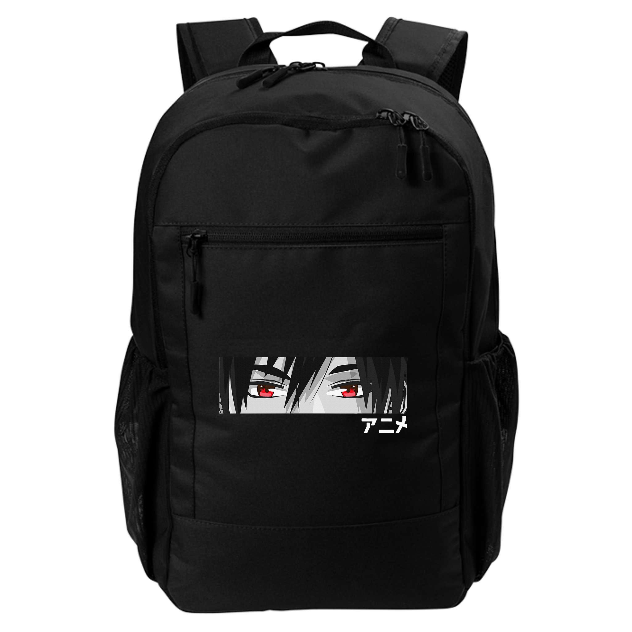 Anime In Japanese Characters Kawaii Eyes Face Backpack